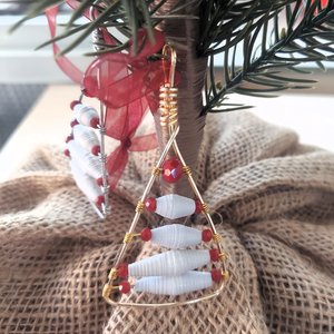 Paper Bead Tree Ornament - Small