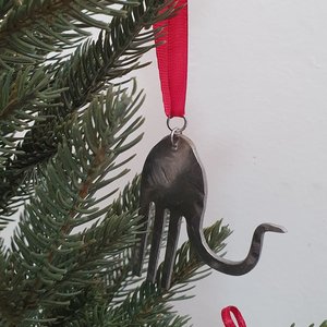 Recycled Fork Camel Ornament