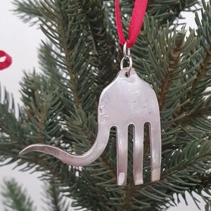 Recycled Fork Camel Ornament