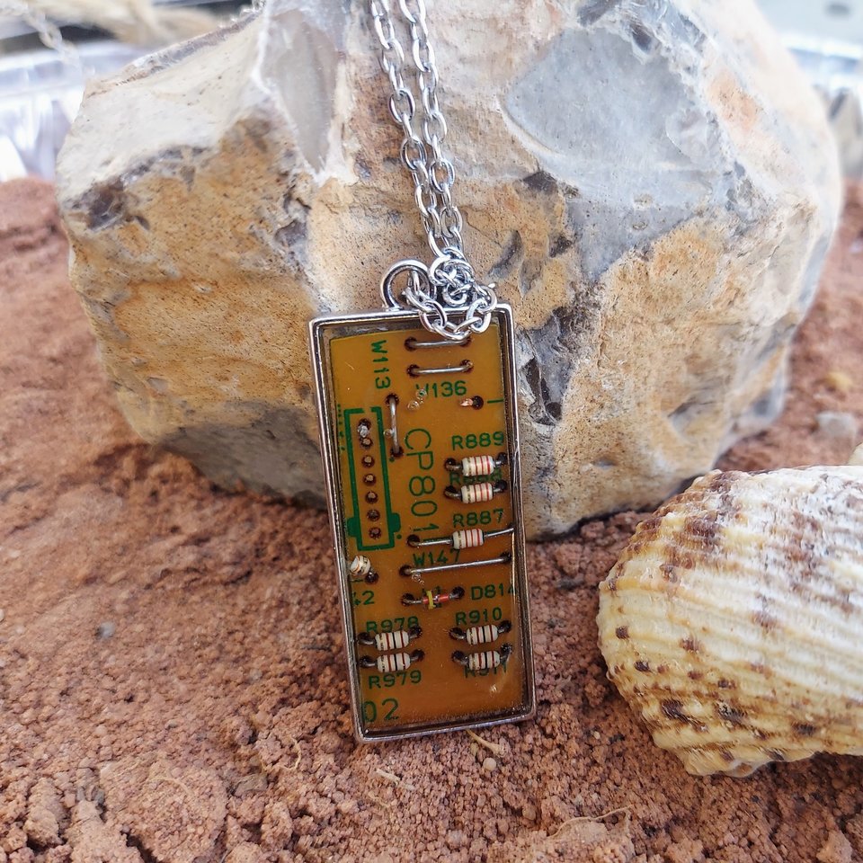 Circuit Board Necklace