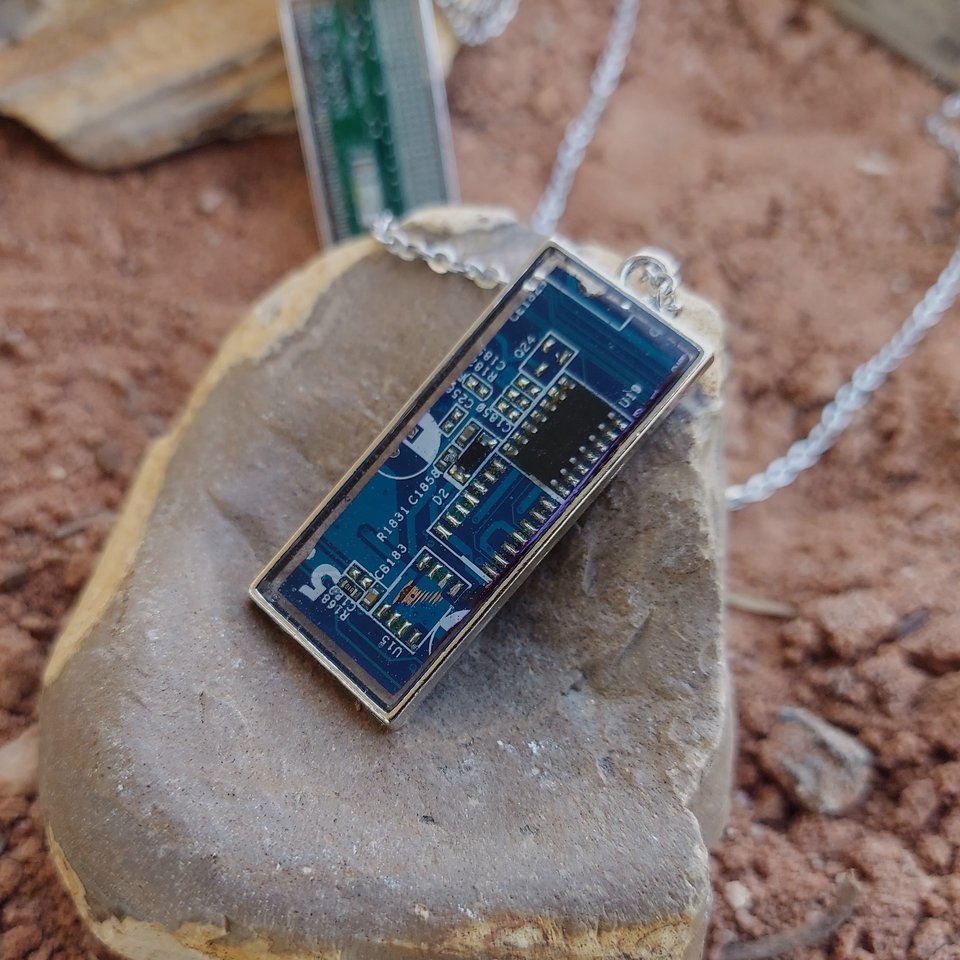 Circuit Board Necklace