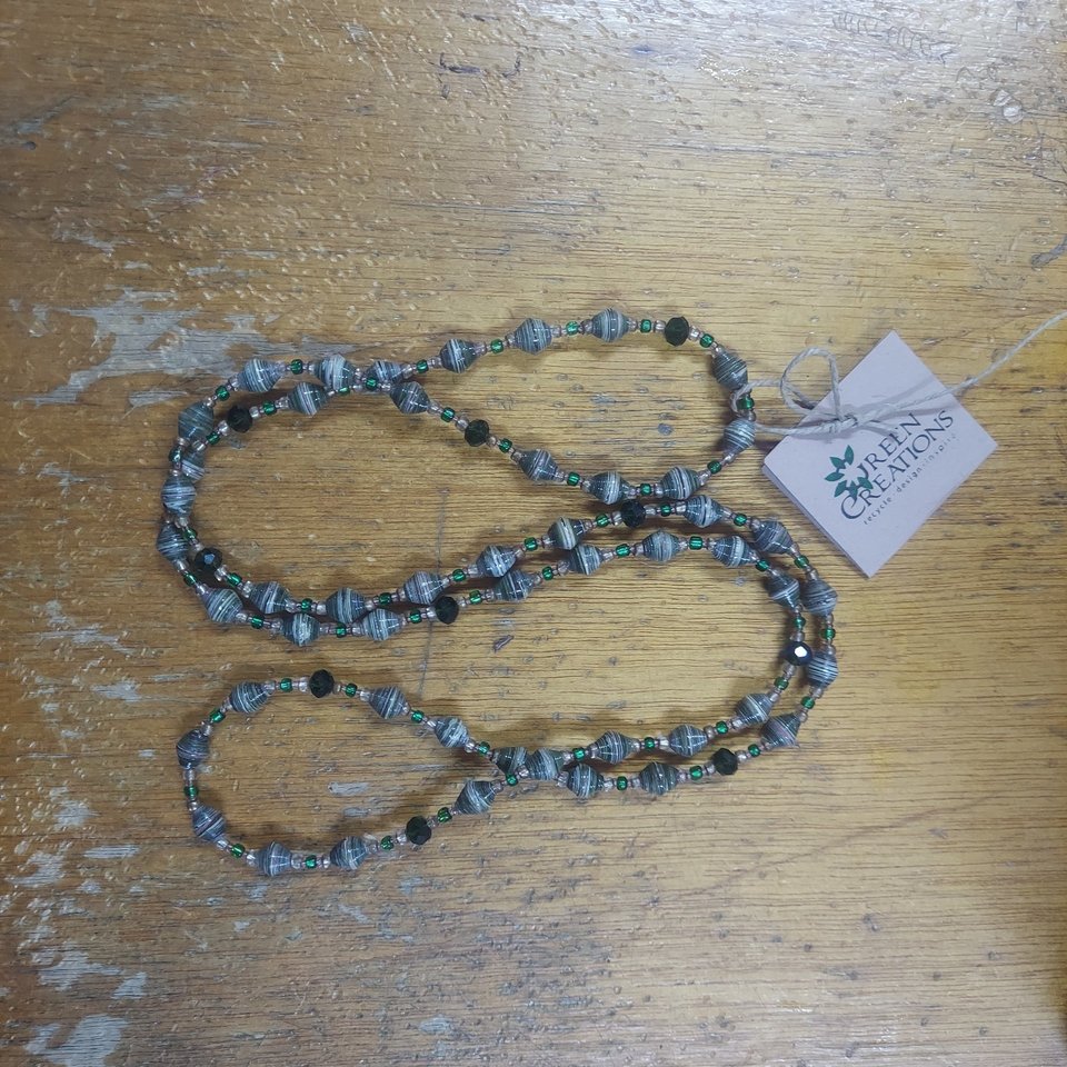 Magazine Bead Necklace - Long