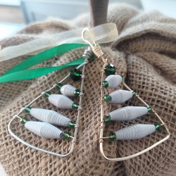 Paper Bead Tree Ornament - Small